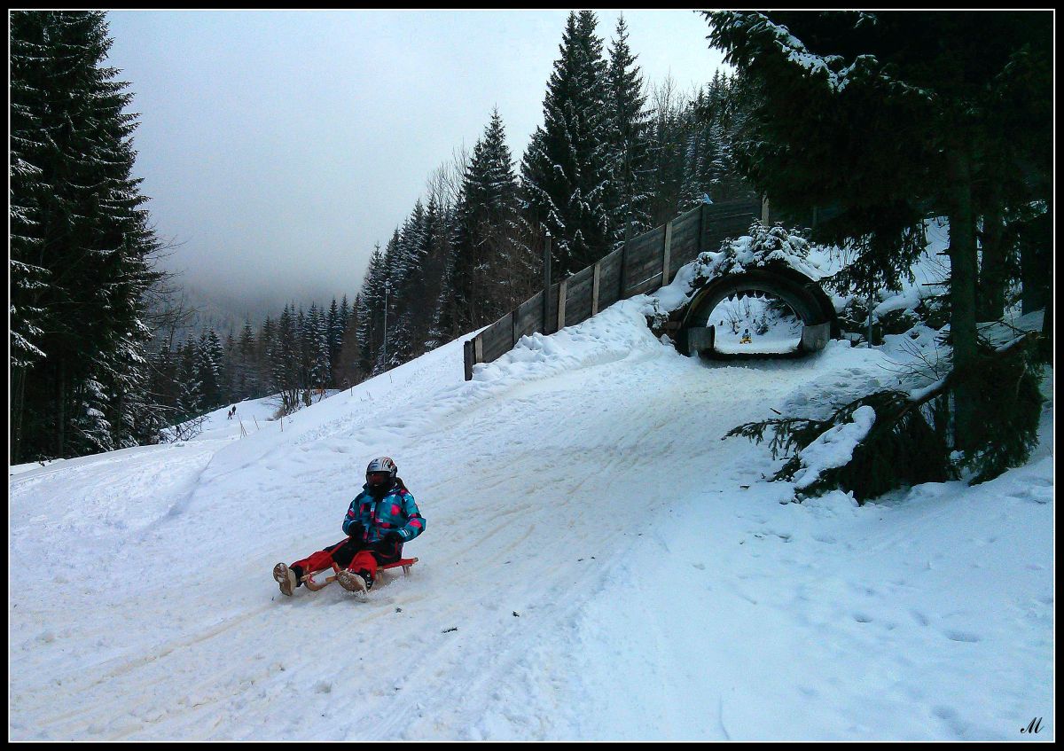 photo "Sliding on the slope..." tags: misc., sport, 