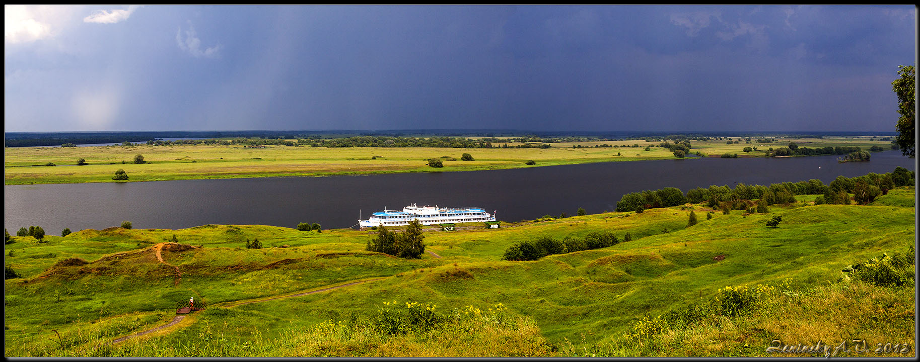 photo "Esenin Rus 2" tags: panoramic, landscape, travel, Europe, clouds, forest, meadow, summer