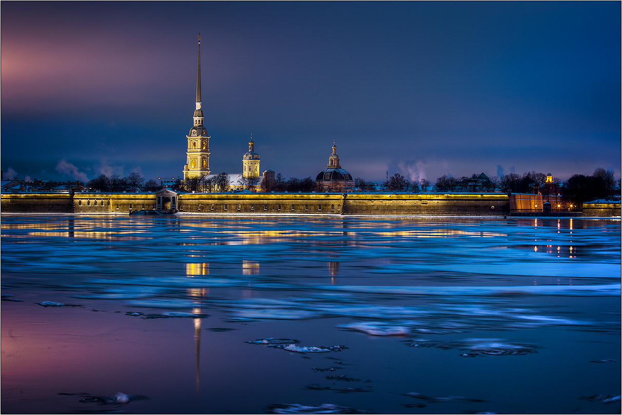 photo "Castle and first ice" tags: architecture, city, 
