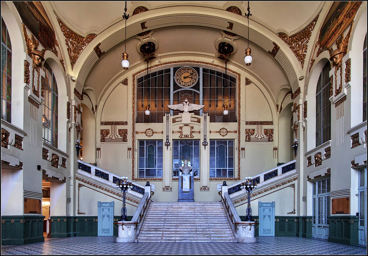 photo "St. Petersburg. Vitebsky railway station" tags: architecture, interior, panoramic, 