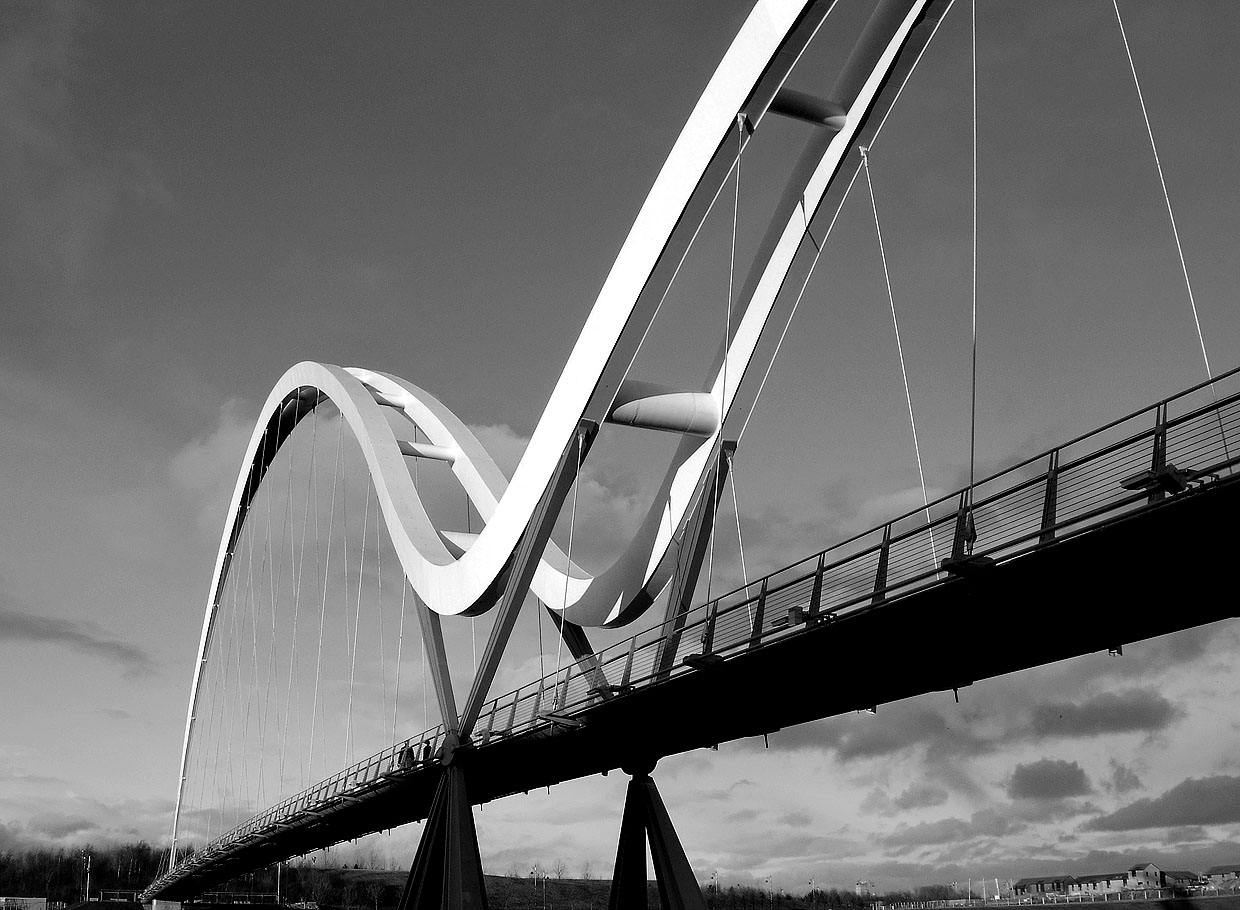фото "infinity bridge" метки: архитектура, жанр, черно-белые, 