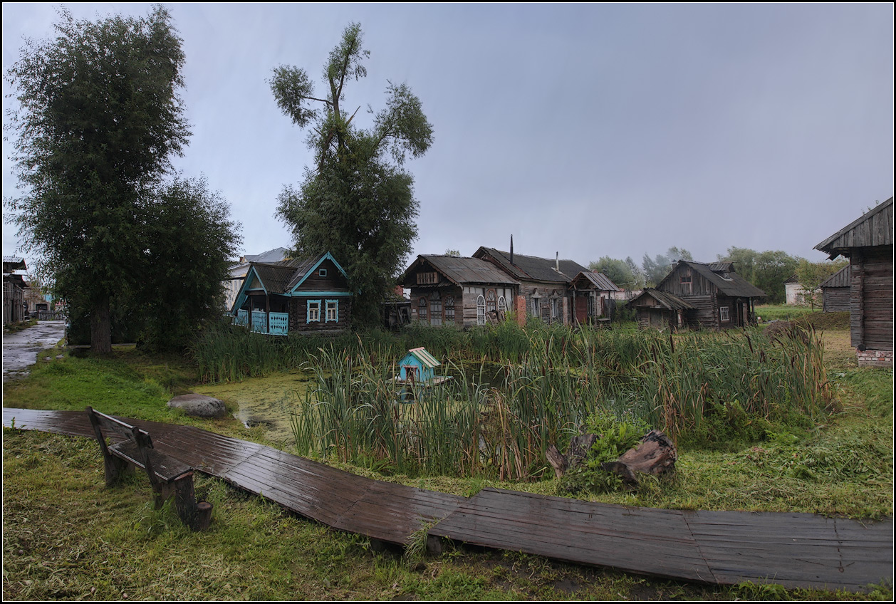 фото "Мышкин. Дождь" метки: пейзаж, архитектура, путешествия, 