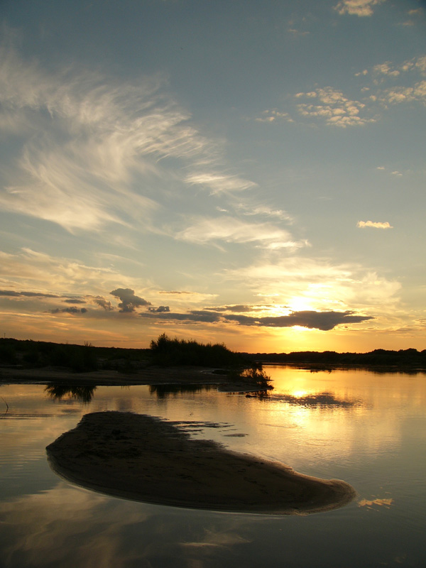 photo "***" tags: landscape, nature, clouds, coast, river, sky, sunset, water, Вышгород, река Ока