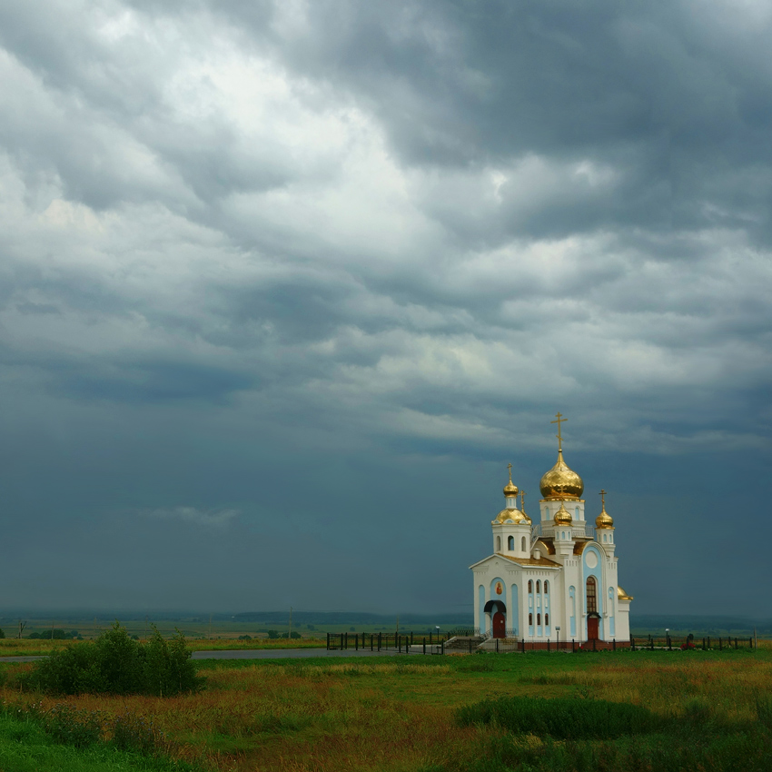 фото "***" метки: пейзаж, облака храм