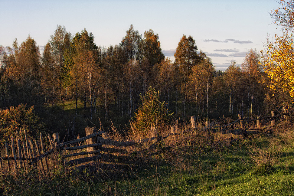 фото "Осенний пейзаж" метки: пейзаж, деревня, зарисовка, осень