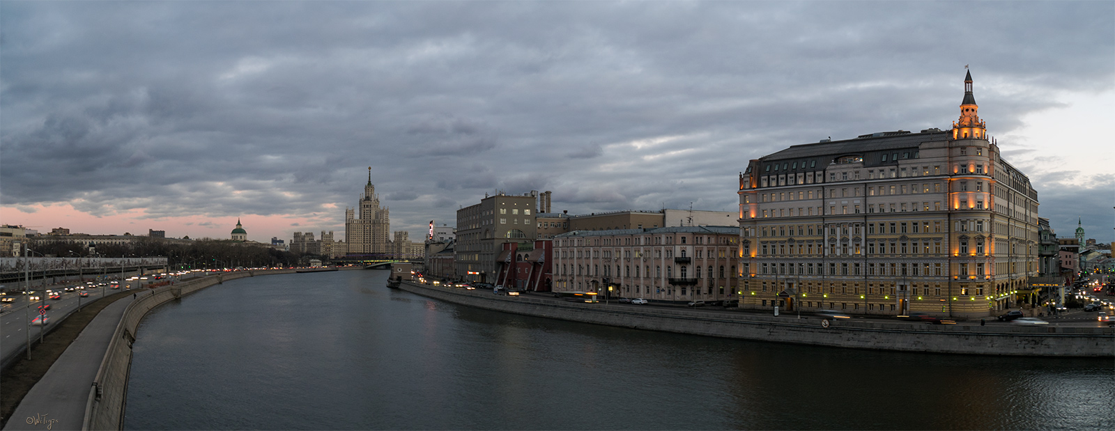 photo "***" tags: landscape, architecture, panoramic, building, clouds, river, spring, sunset, water