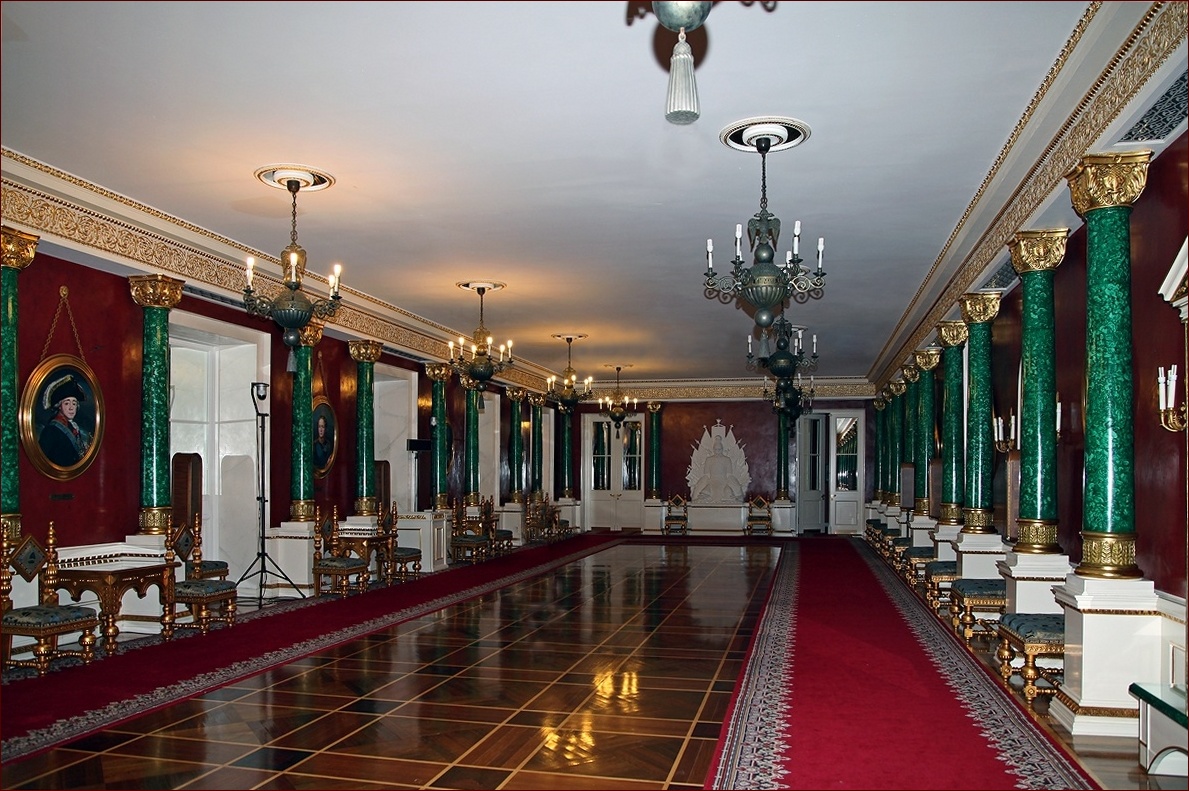 photo "Malachite anteroom" tags: interior, Большой Кремлёвский дворец