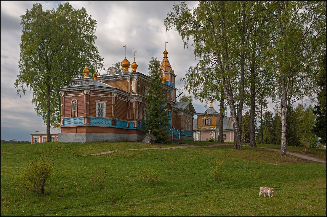 фото "Важеозерский монастырь. Церковь во имя Преображения Господня" метки: пейзаж, архитектура, путешествия, 