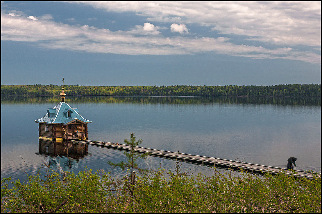 photo "Vazheozersky monastery. Chapel of St. John the Baptist" tags: landscape, architecture, travel, Karelia