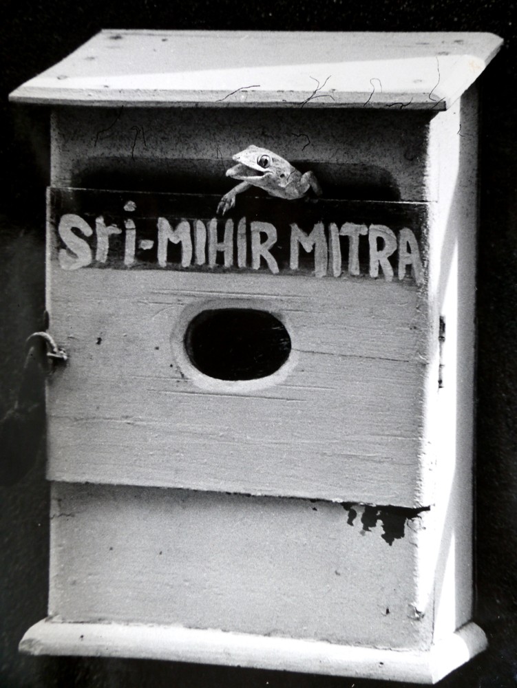 photo "Letter Box Guard" tags: black&white, street, humor, 