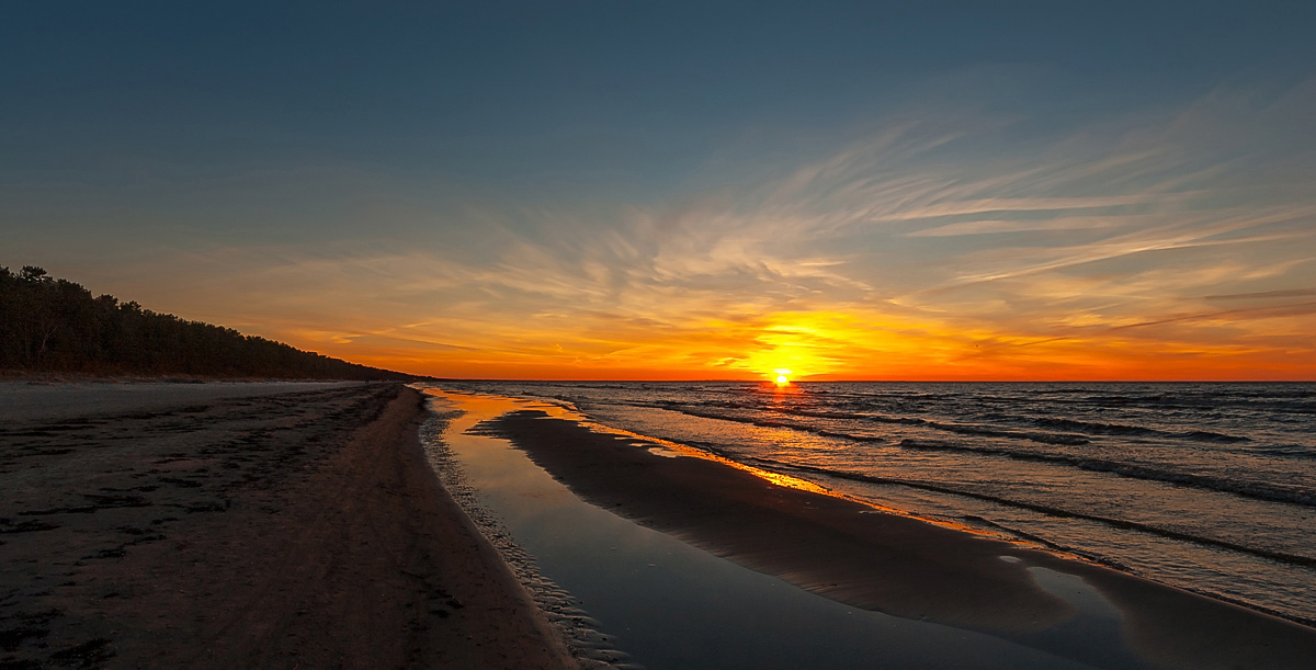 photo "***" tags: landscape, nature, clouds, sky, sunset, water, деревья