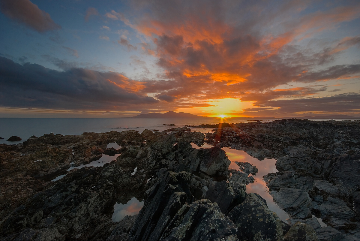 photo "Sunset over Mournes" tags: landscape, 