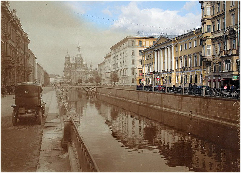 фото "Петербург - прошлое и настоящее" метки: город, 