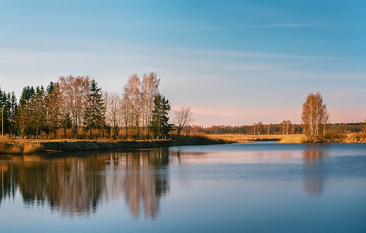 photo "***" tags: landscape, clouds, reflections, spring, water, деревья