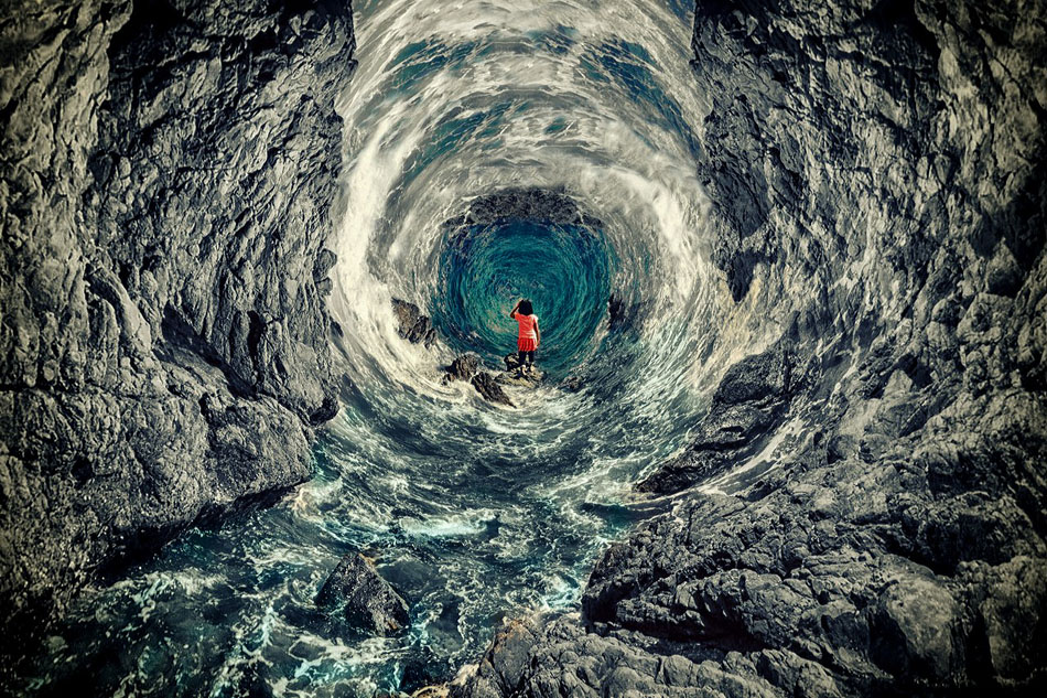 фото "неизвестный край" метки: digital art, фотомонтаж, japan, дети