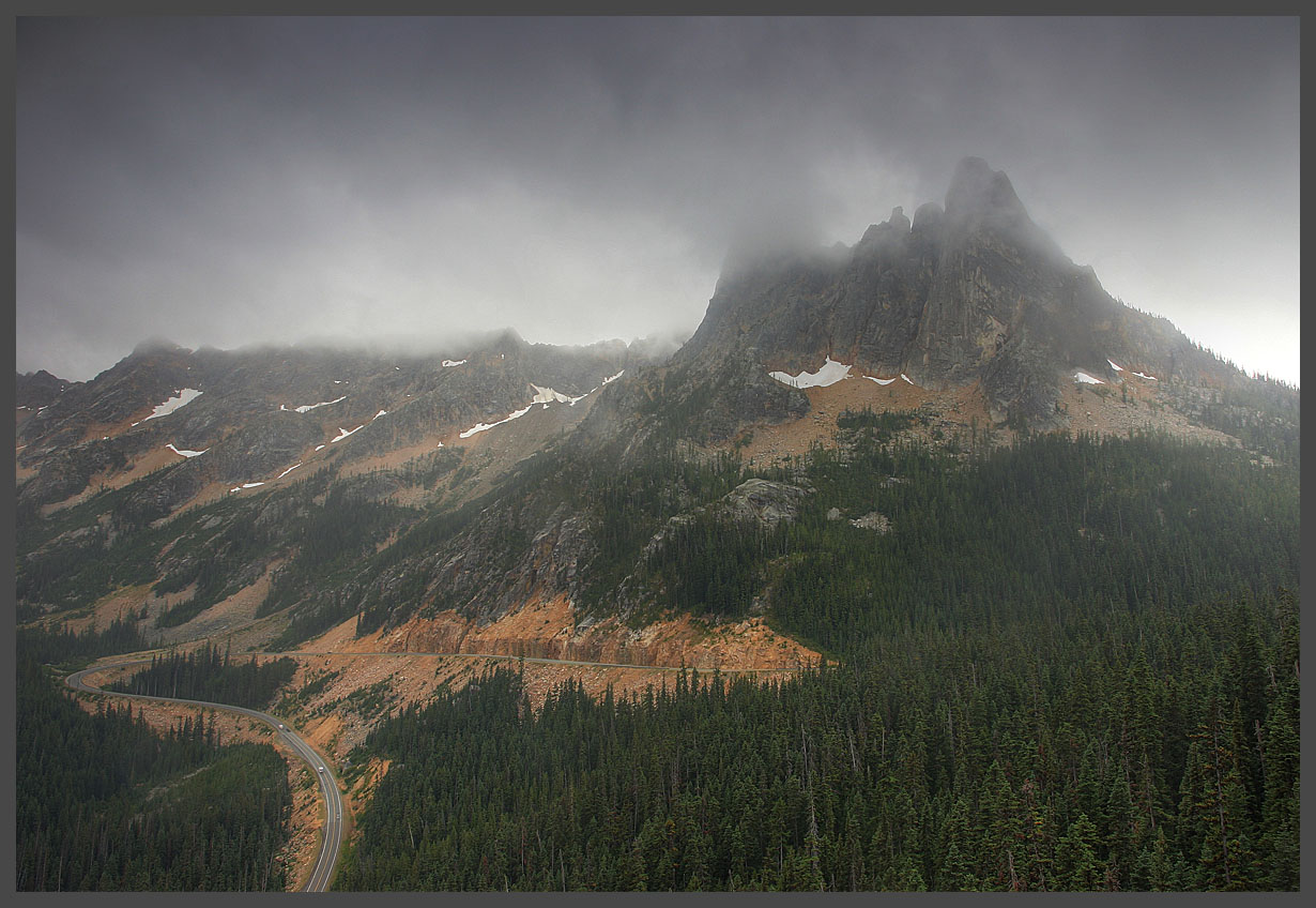 photo "Fogfy and rainy" tags: landscape, mountains