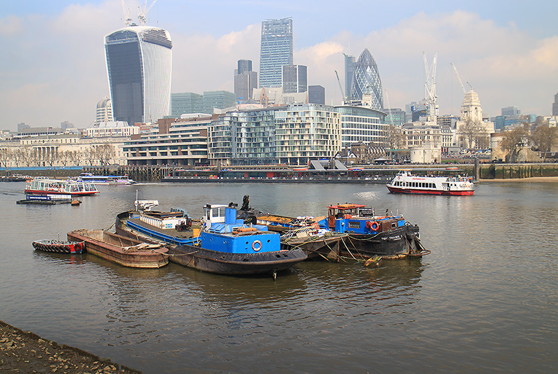 фото "Вид на Темзу и сити" метки: путешествия, город, стрит-фото, Лондон 2014