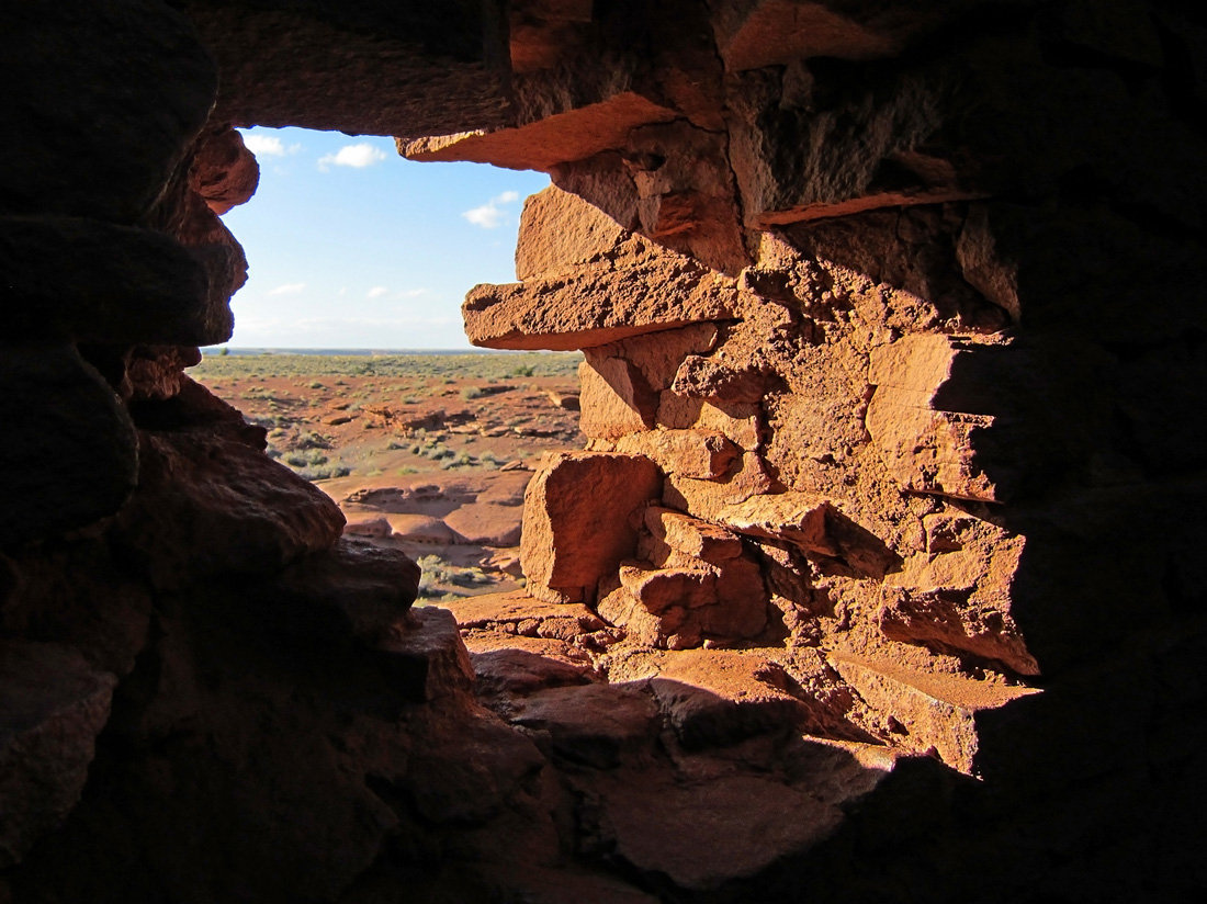 photo "Окна через время" tags: architecture, landscape, travel, Arizona, North America