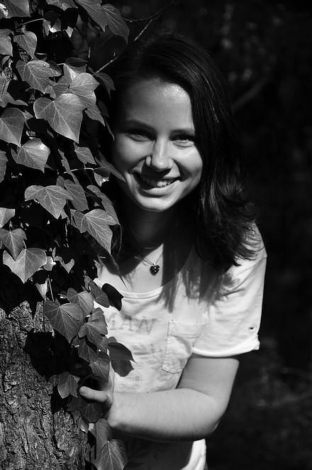 photo "Катя" tags: portrait, black&white, Prag, Prague, Praha
