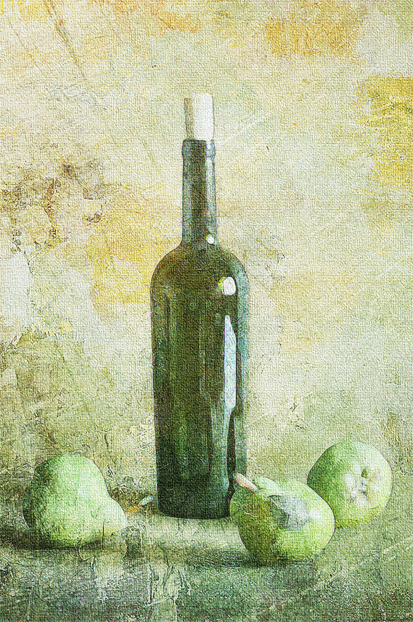 photo "натюрморт с грушами" tags: still life, digital art, 