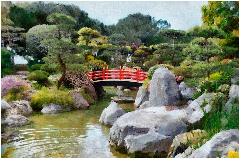 photo "***" tags: travel, digital art, landscape, lake, park, water, баловство, монако, сад, туризм, японский сад