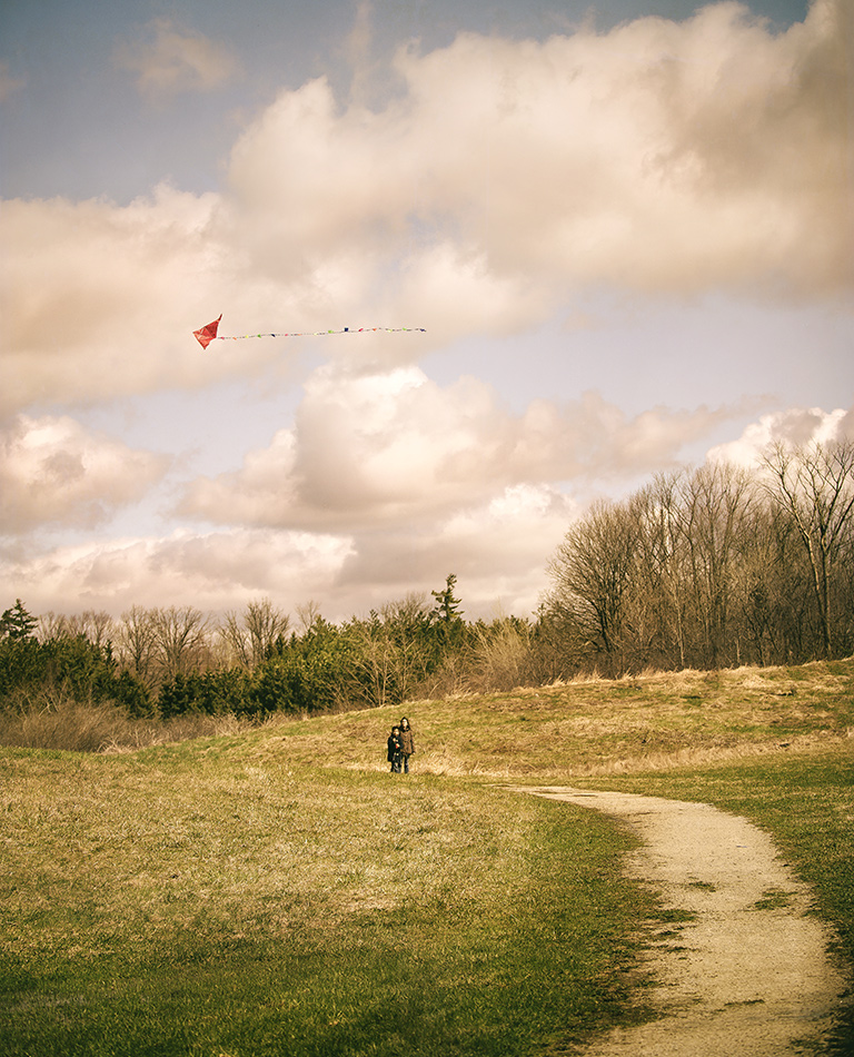 photo "lonely kite" tags: street, 