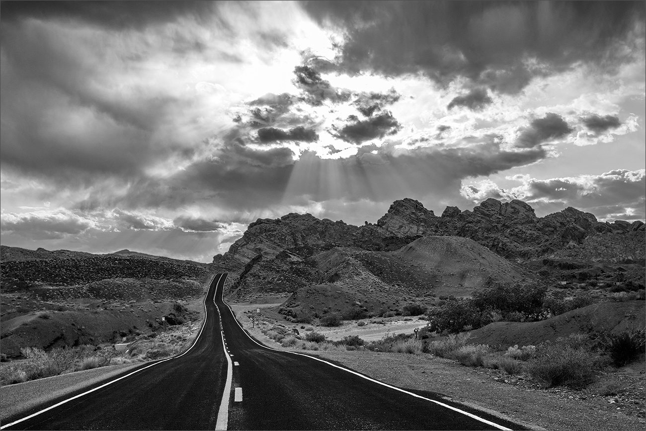 photo "Valley of Fire, Nevada" tags: black&white, 