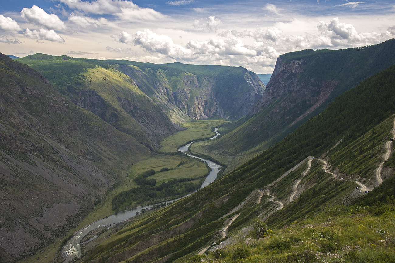 photo "***" tags: landscape, travel, mountains, river, road, summer, Алтай, путешествие