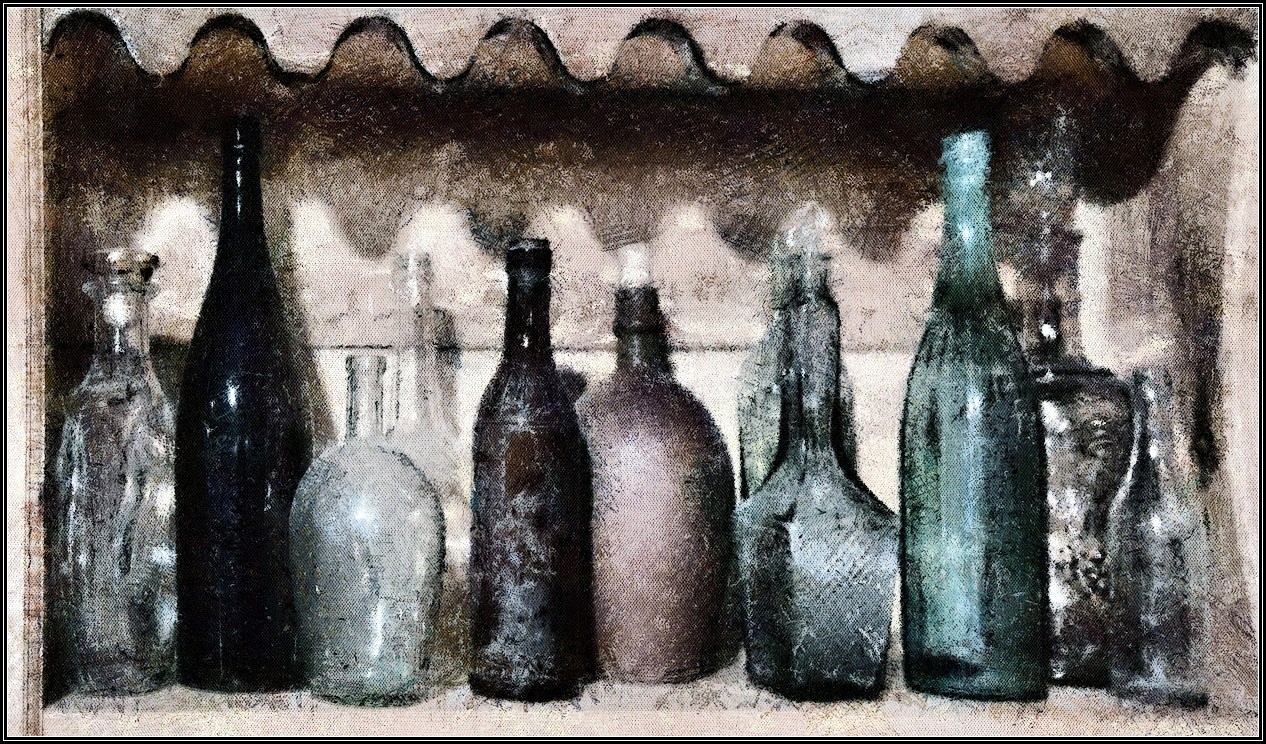 photo "bottles" tags: still life, digital art, 