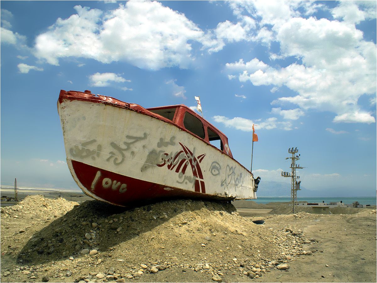 фото "Отслужил" метки: путешествия, техника, Dead sea, Мертвое море