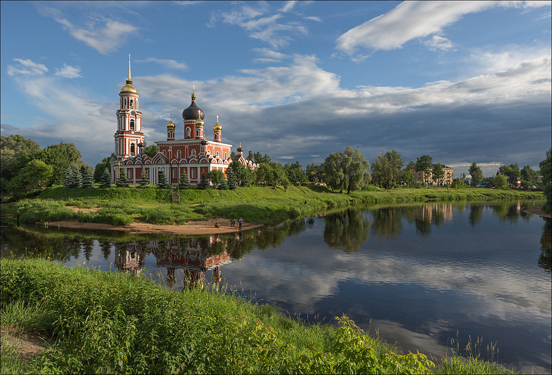 фото "Собор на стрелке" метки: пейзаж, архитектура, путешествия, 