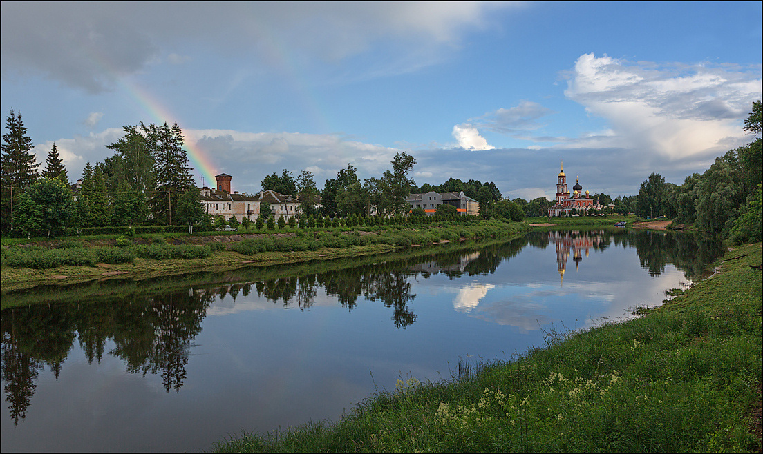 photo "River Polist" tags: landscape, architecture, travel, 