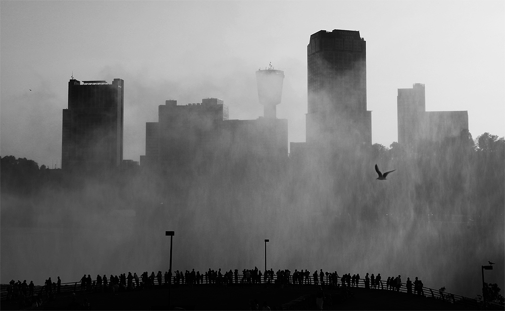 photo "Niagara Falls" tags: landscape, black&white, travel, 