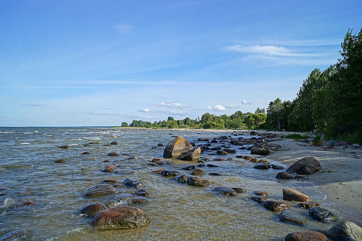 photo "Валуны" tags: landscape, nature, sea, sky, summer, water, валуны, камни