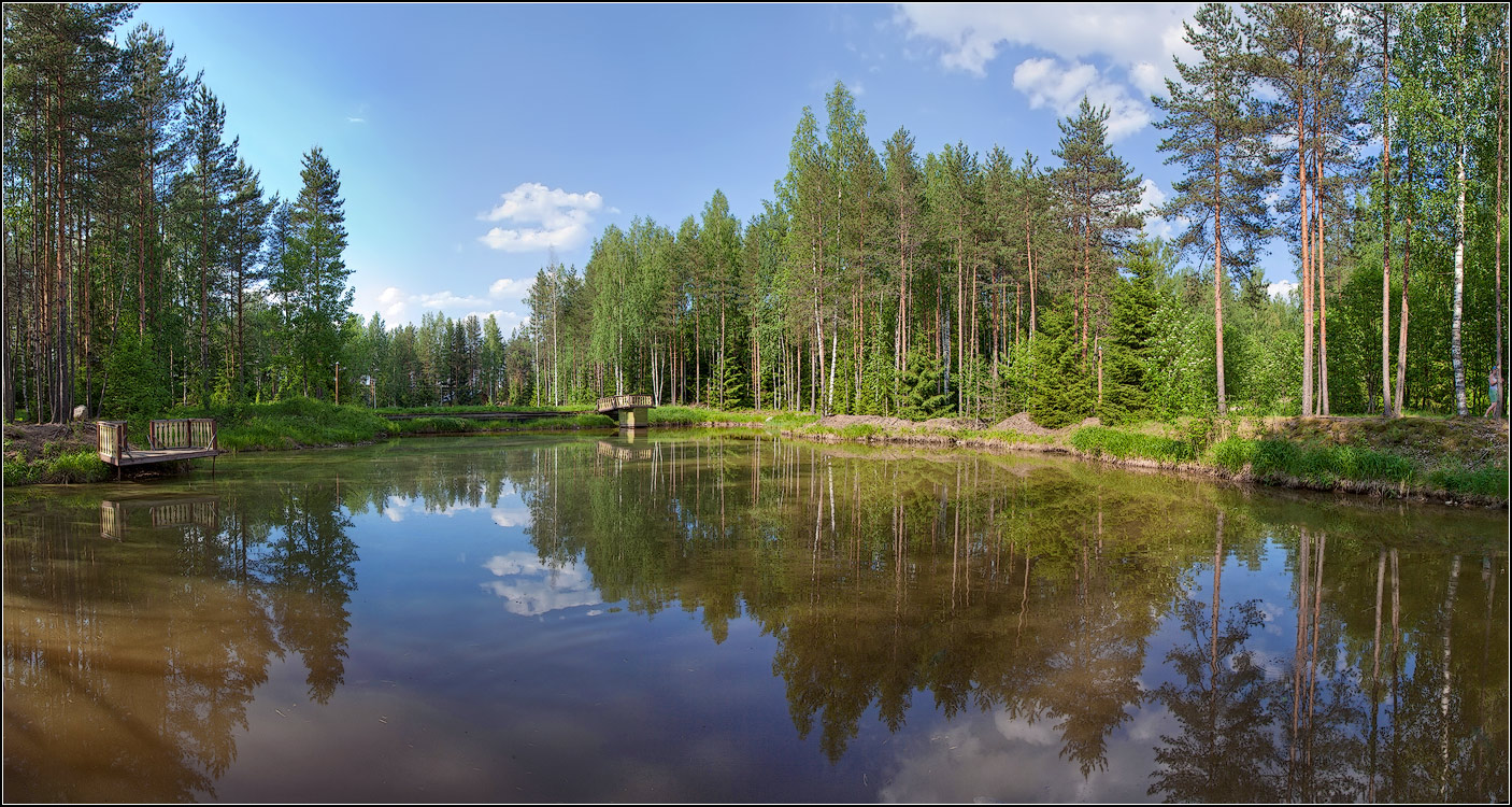 photo "Forest lake" tags: landscape, nature, panoramic, 