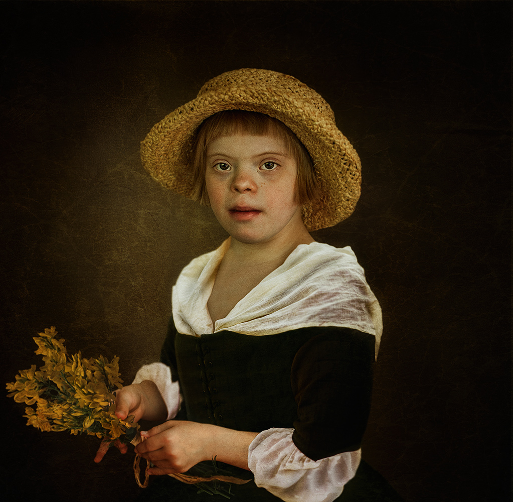 photo "***" tags: portrait, children, flowers