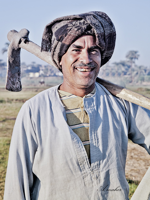 photo "Happy farmer" tags: portrait, Portrait