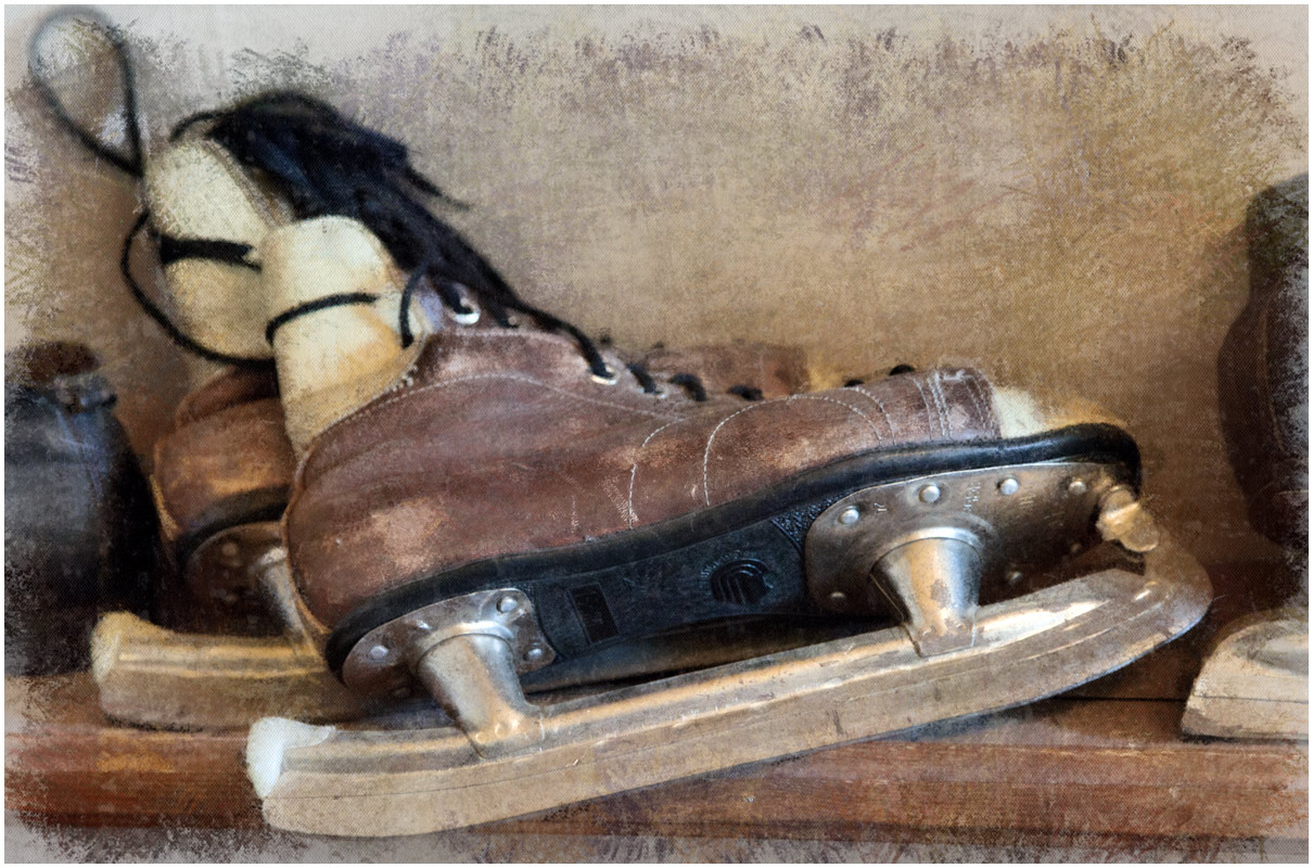 photo "old skates" tags: old-time, digital art, fragment, 