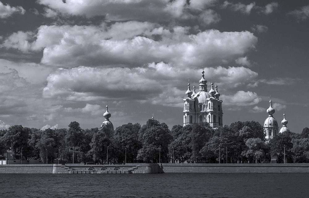 фото "Смольный Собор. Санкт-Петербург." метки: , Город