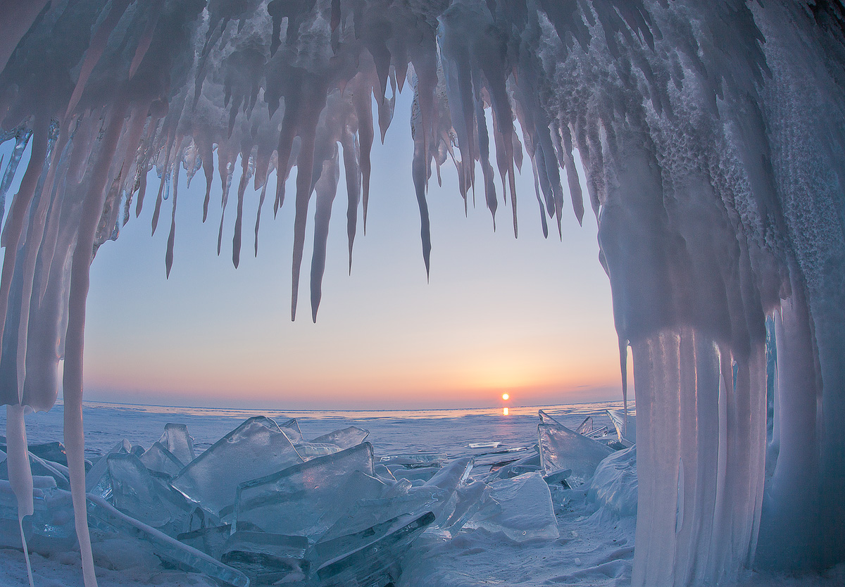 photo "***" tags: landscape, sunrise, winter, Байкал, Ольхон, лед