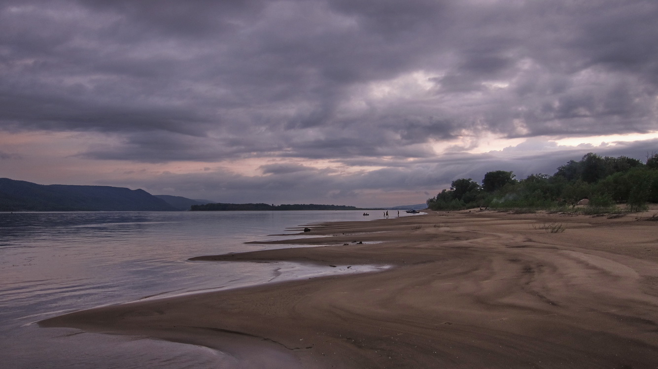 фото "Вечер на Волге" метки: пейзаж, вода, волга, облака