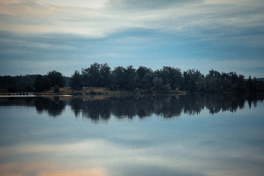 фото "Вечер  на озере." метки: пейзаж, 