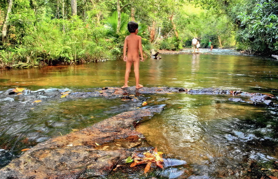 photo "***" tags: landscape, nature, travel, Asia, children, river, water