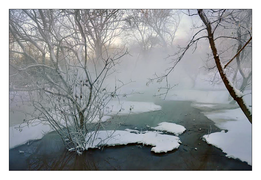 фото "В зимнем парке" метки: пейзаж, Москва, вода, зима