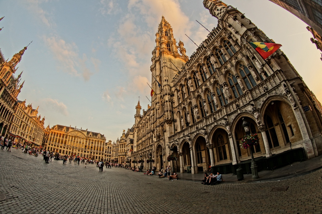 photo "Brussels Grand Place" tags: architecture, street, panoramic, 