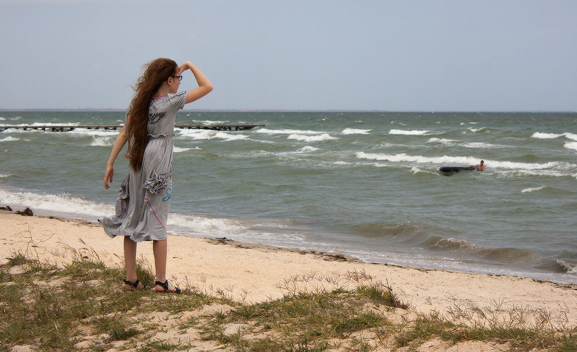 photo "***" tags: genre, nature, Ukraine, children, sea, water, Киев, ветер, волны