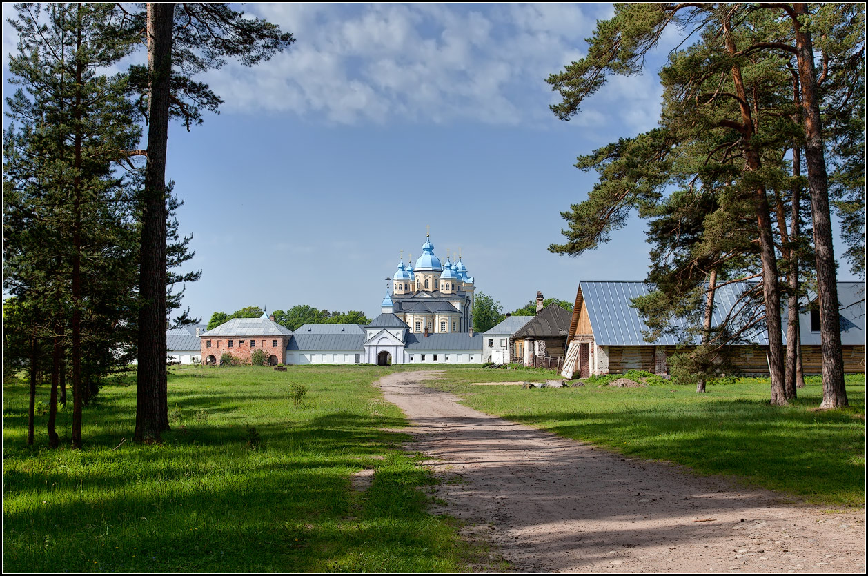 photo "island Konevets. man's monastery." tags: landscape, architecture, travel, 