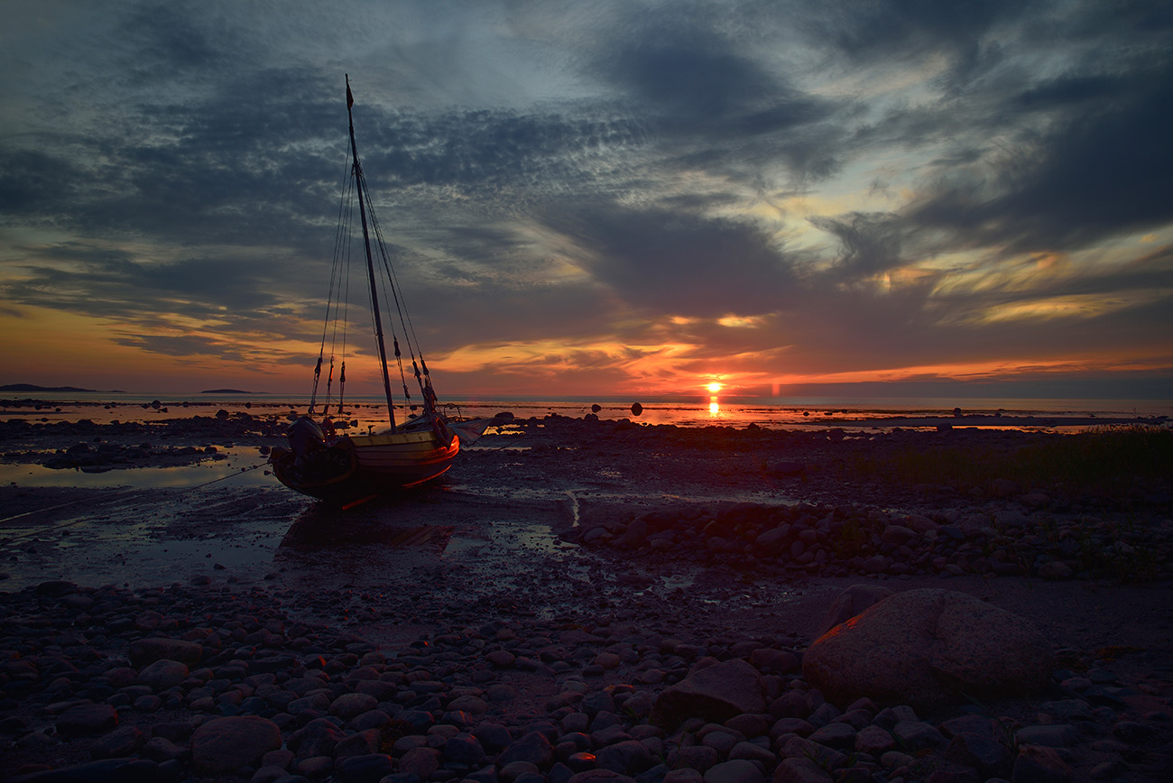 photo "***" tags: landscape, travel, nature, White Sea, evening, summer, путешествие