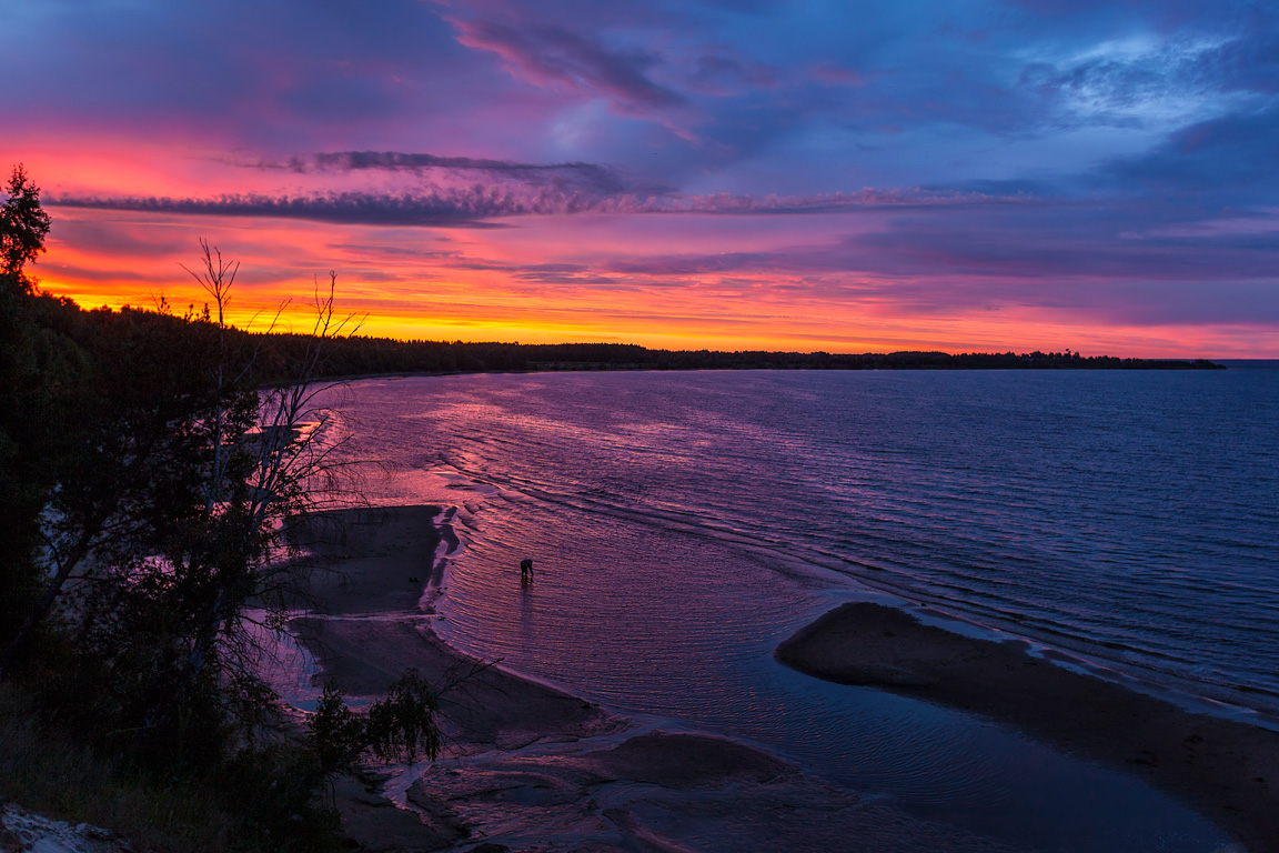 photo "Dawn over the Volga River" tags: landscape, nature, travel, clouds, morning, sky, sunrise, Восход, заря, начало