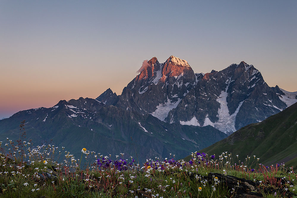 photo "***" tags: landscape, nature, mountains, Грузия, Сванетия, Ушба